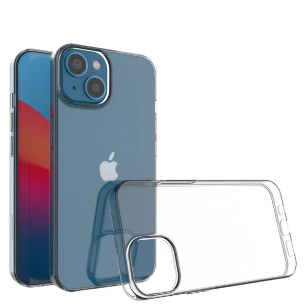 Gel case cover for Ultra Clear 0.5mm iPhone 14 transparenteng