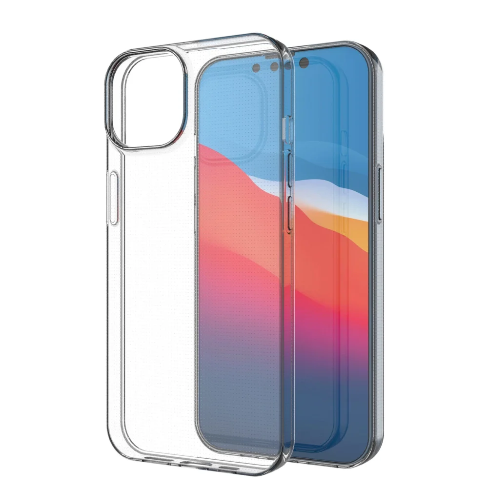 Gel case cover for Ultra Clear 0.5mm iPhone 14 transparenteng