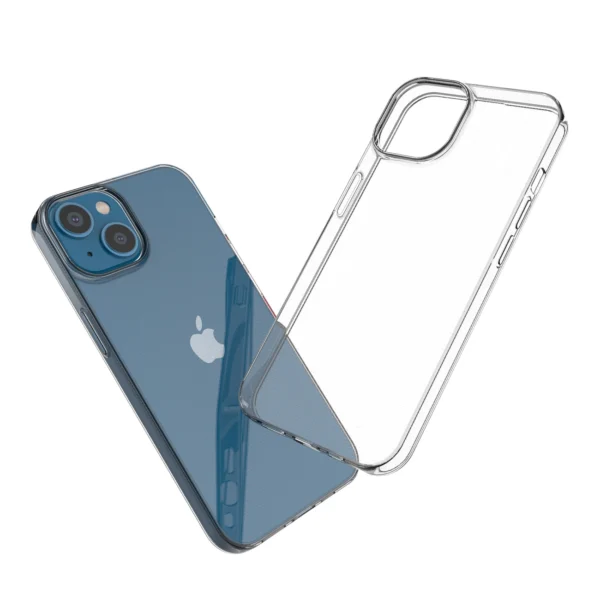 Gel case cover for Ultra Clear 0.5mm iPhone 14 transparenteng