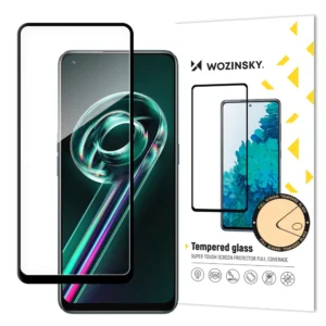 Wozinsky super tough full glue tempered glass full screen with frame case friendly realme 9 pro + (9 pro plus) blackeng