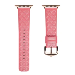 Dux Ducis Strap Leather Watch 7 Band 7/6/5/4/3/2 / SE (45/44 / 42mm) Wristband Bracelet Genuine Leather Bracelet Red (Enland Version)eng