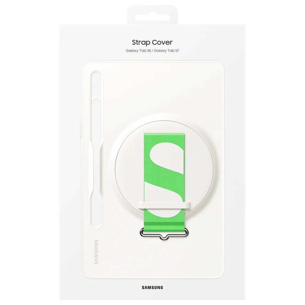 Samsung strap cover case for Samsung galaxy tab s8 white (ef-gx700cwegww)eng