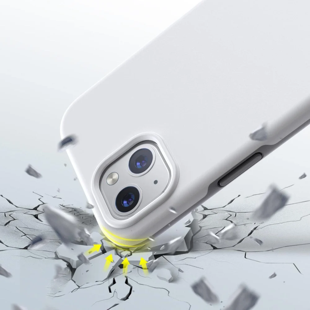 Choetech MFM Anti-drop case Made For MagSafe for iPhone 13 white (PC0112-MFM-WH)eng