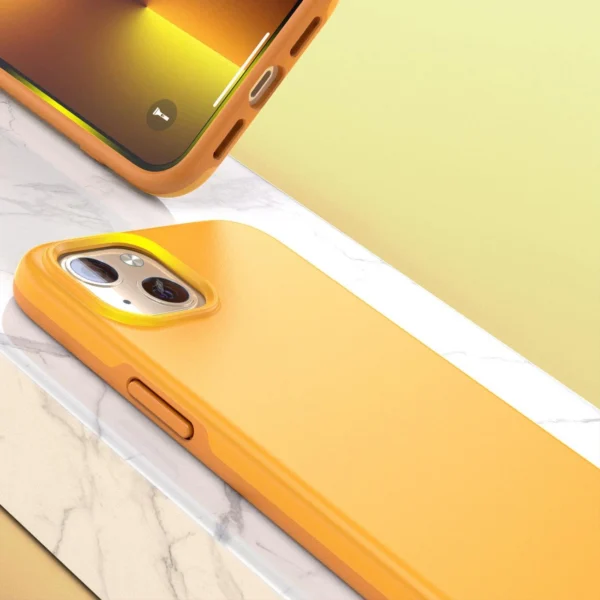 Choetech MFM Anti-drop case Made For MagSafe for iPhone 13 orange (PC0112-MFM-YE)eng