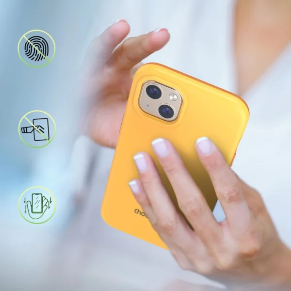 Choetech MFM Anti-drop case Made For MagSafe for iPhone 13 orange (PC0112-MFM-YE)eng