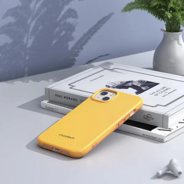 Choetech MFM Anti-drop case Made For MagSafe for iPhone 13 orange (PC0112-MFM-YE)eng