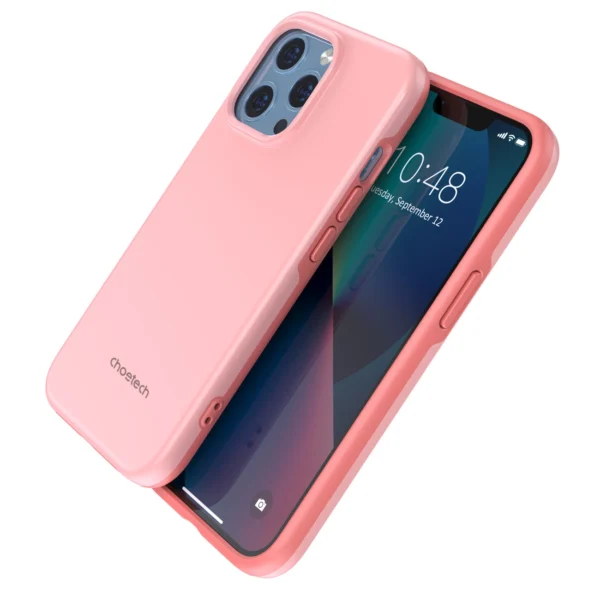 Choetech MFM Anti-drop case Made For MagSafe for iPhone 13 Pro pink (PC0113-MFM-PK)eng