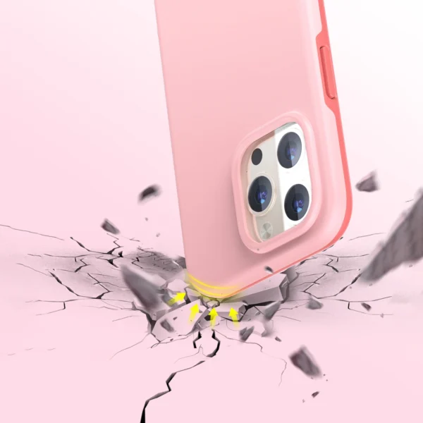 Choetech MFM Anti-drop case Made For MagSafe for iPhone 13 Pro pink (PC0113-MFM-PK)eng