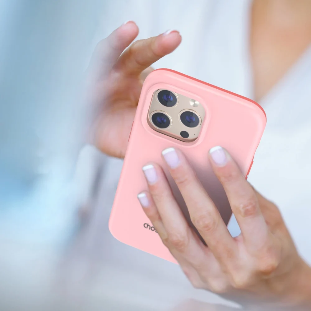 Choetech MFM Anti-drop case Made For MagSafe for iPhone 13 Pro pink (PC0113-MFM-PK)eng