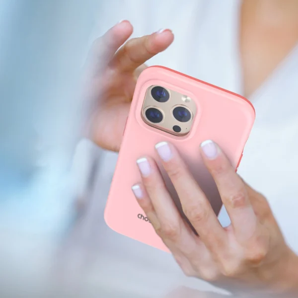 Choetech MFM Anti-drop case Made For MagSafe for iPhone 13 Pro pink (PC0113-MFM-PK)eng