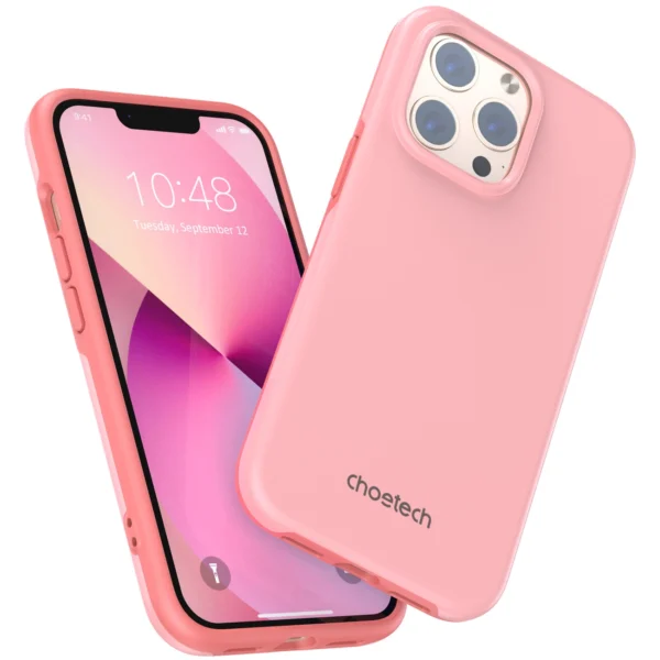 Choetech MFM Anti-drop case Made For MagSafe for iPhone 13 Pro pink (PC0113-MFM-PK)eng