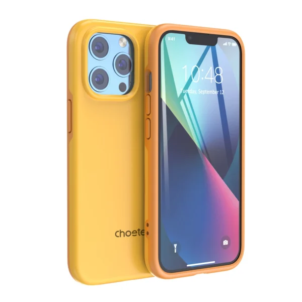 Choetech MFM Anti-drop case Made For MagSafe for iPhone 13 Pro orange (PC0113-MFM-YE)eng