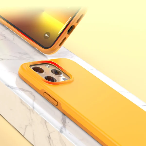 Choetech MFM Anti-drop case Made For MagSafe for iPhone 13 Pro orange (PC0113-MFM-YE)eng