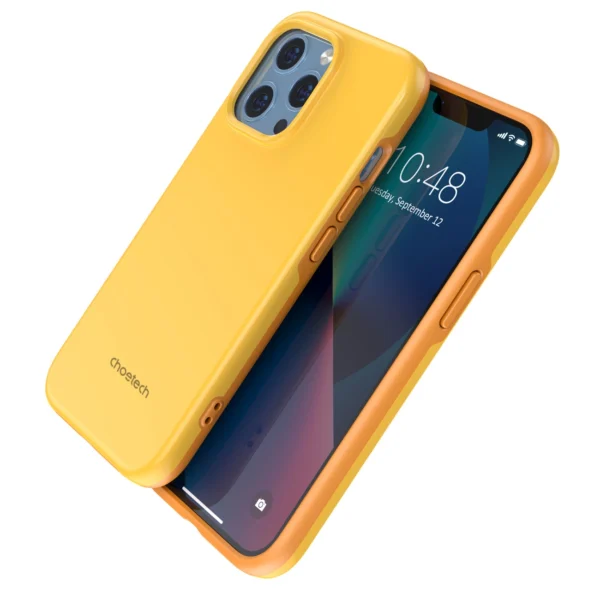 Choetech MFM Anti-drop case Made For MagSafe for iPhone 13 Pro orange (PC0113-MFM-YE)eng