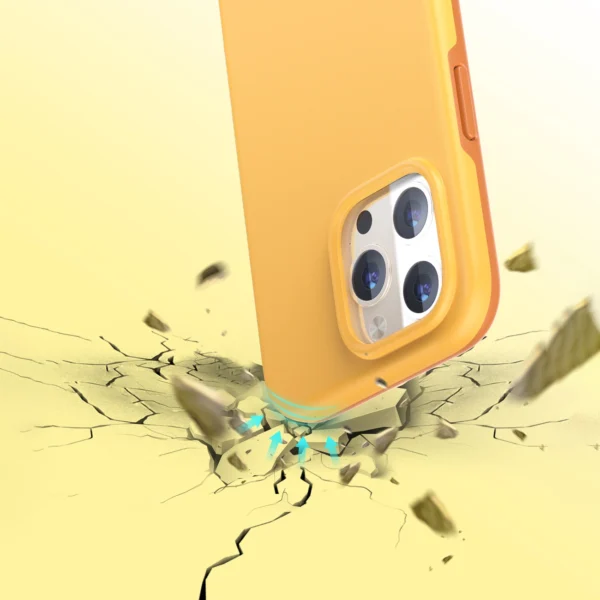 Choetech MFM Anti-drop case Made For MagSafe for iPhone 13 Pro orange (PC0113-MFM-YE)eng