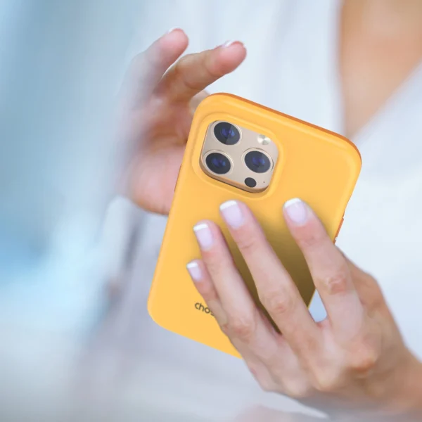Choetech MFM Anti-drop case Made For MagSafe for iPhone 13 Pro orange (PC0113-MFM-YE)eng