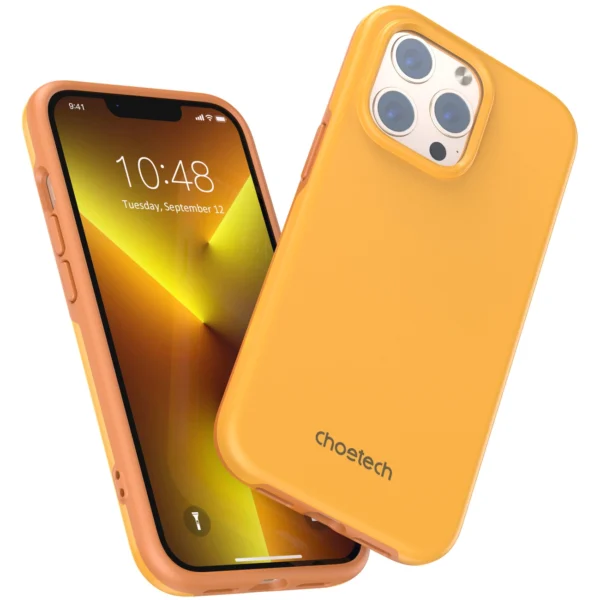 Choetech MFM Anti-drop case Made For MagSafe for iPhone 13 Pro orange (PC0113-MFM-YE)eng