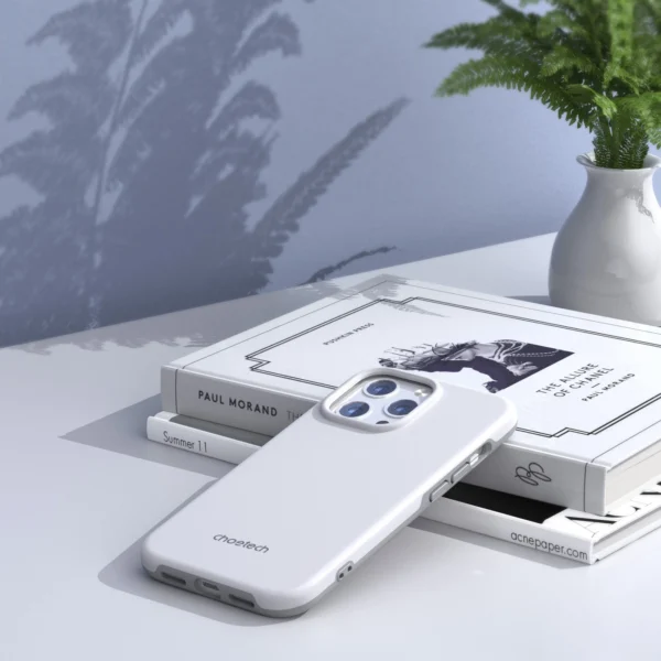 Choetech MFM Anti-drop Case Cover for iPhone 13 Pro Max white (PC0114-MFM-WH)eng