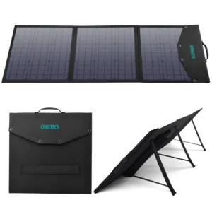 Choetech SC008 solar foldable charger 120W DC / USB-C / 2x USB-A - blackeng