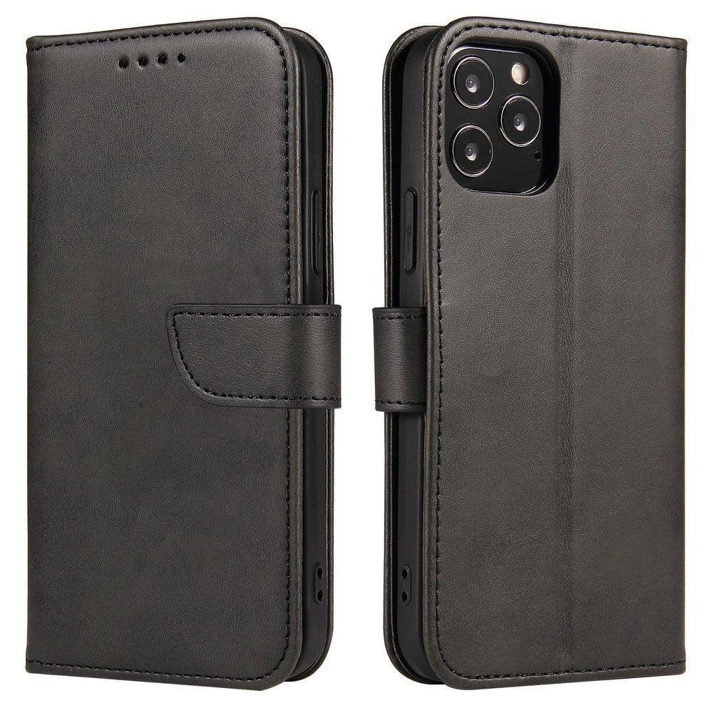 Magnet Case elegant case case cover with a flap and stand function Realme GT Neo 3 blackeng