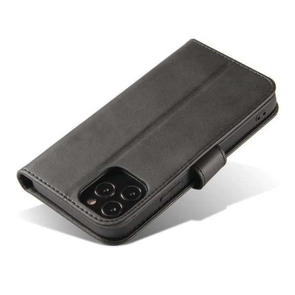 Magnet Case elegant case case cover with a flap and stand function OnePlus Ace blackeng