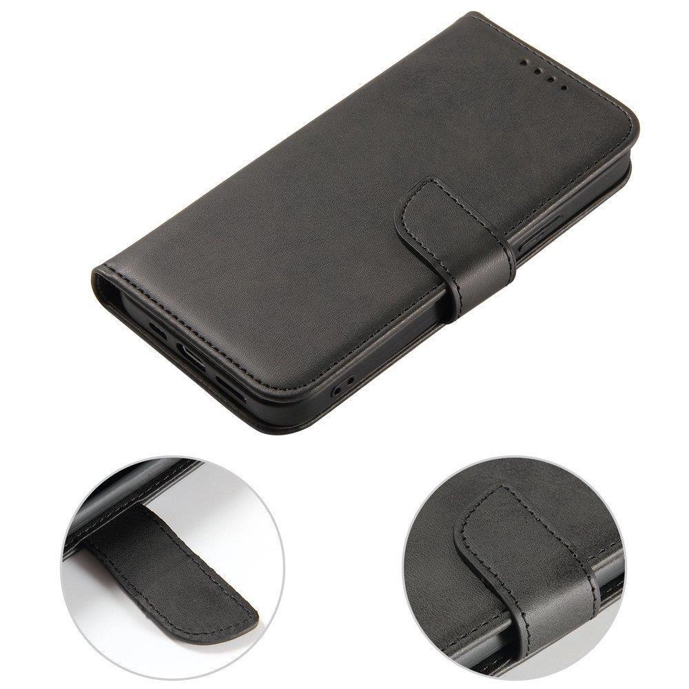 Magnet Case elegant case case cover with a flap and stand function OnePlus Ace blackeng