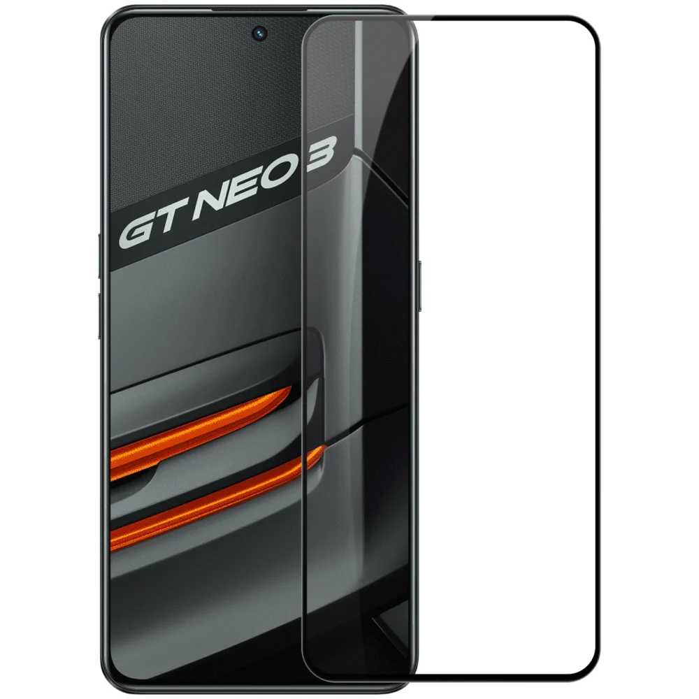 Nillkin CP+PRO ultra-thin full-screen tempered glass with 0.2 mm frame 9H Realme GT Neo 3 blackeng