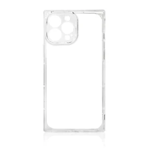 Square Clear Case case for iPhone 13 Pro transparent gel covereng
