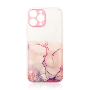 Marble Case for iPhone 13 Pro Max Gel Cover Marble Pinkeng