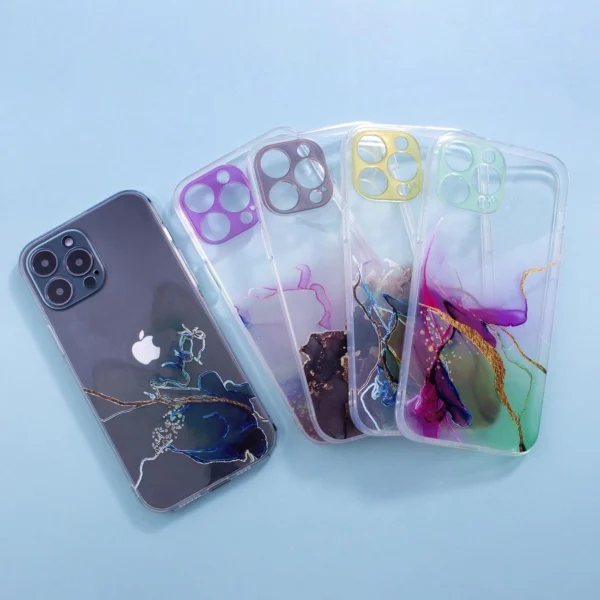 Marble Case for Xiaomi Redmi Note 11 Gel Cover Marble Blueeng