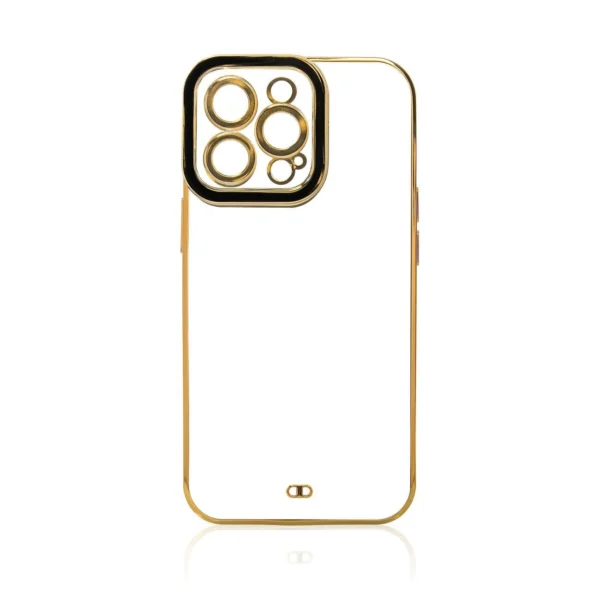 Fashion Case Case for Samsung Galaxy A12 5G Gold Frame Gel Cover Blackeng