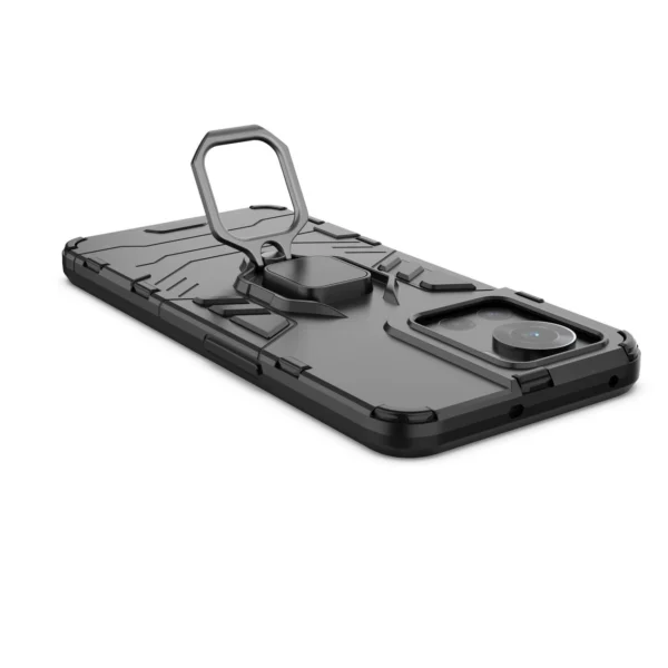 Ring Armor armored hybrid case cover + magnetic holder for OnePlus Ace blackeng