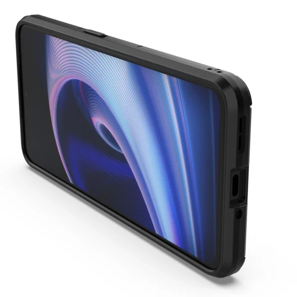 Ring Armor armored hybrid case cover + magnetic holder for OnePlus Ace blackeng