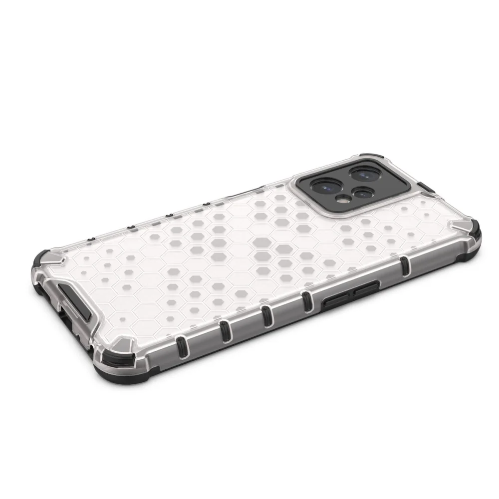 Honeycomb case armored cover with Realme 9 Pro gel frame transparenteng