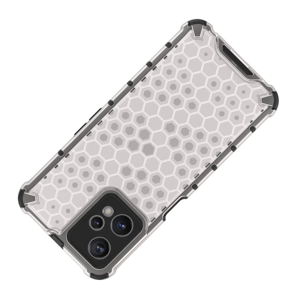 Honeycomb case armored cover with Realme 9 Pro gel frame transparenteng