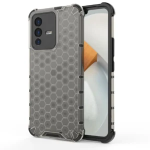 Honeycomb case armored cover with a gel frame Vivo V23 5G blackeng