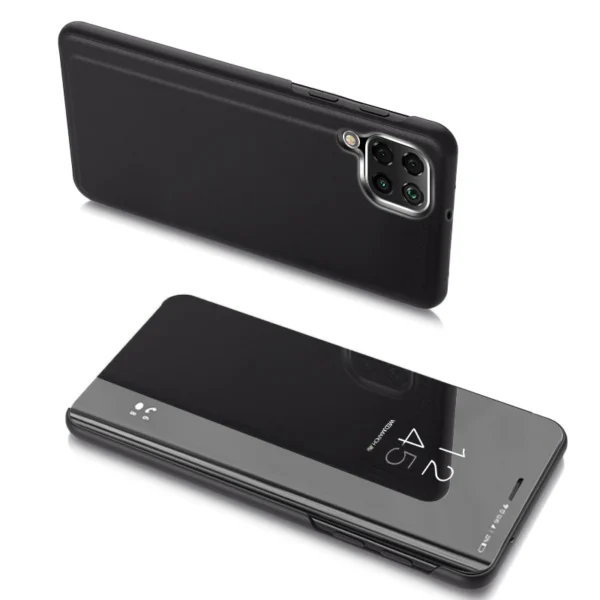 Clear View Case for Samsung Galaxy M53 5G blackeng
