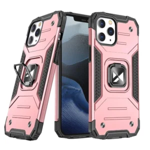 Wozinsky Ring Armor case for iPhone 14 Pro armored cover magnetic holder gold ringeng