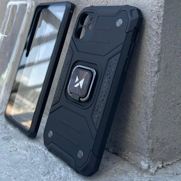 Wozinsky Ring Armor case for iPhone 14 Pro armored cover magnetic holder ring redeng
