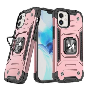 Wozinsky Ring Armor case for iPhone 14 Plus armored cover magnetic holder gold ringeng