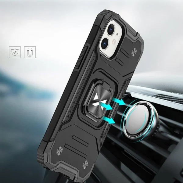 Wozinsky Ring Armor IPHONE 14 MAX Blackeng