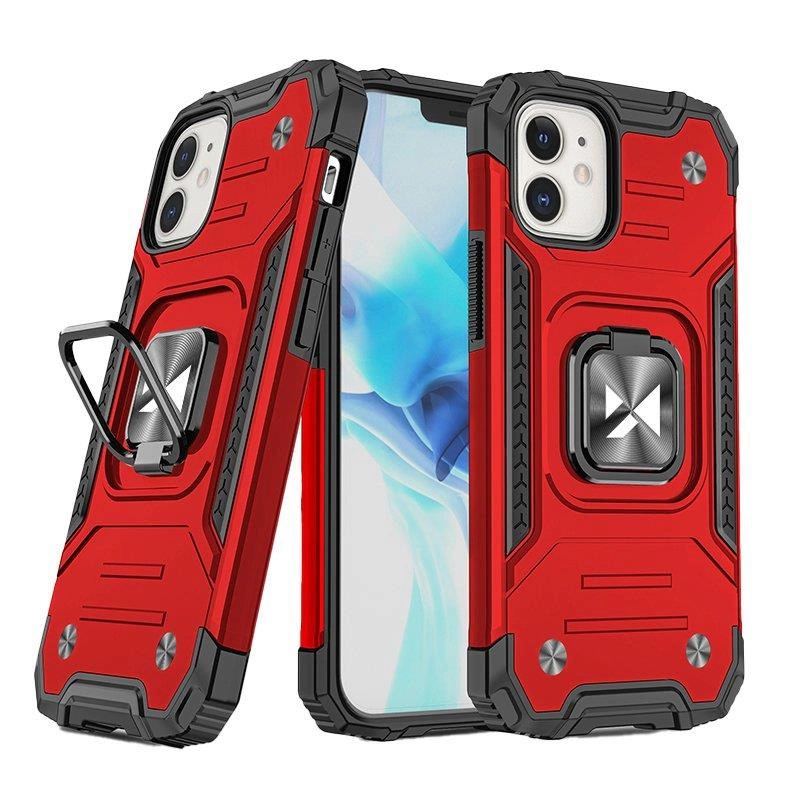 Wozinsky Ring Armor case for iPhone 14 armored cover magnetic holder ring redeng