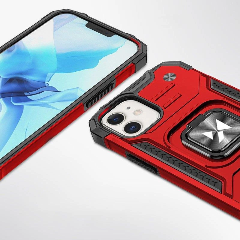 Wozinsky Ring Armor case for iPhone 14 armored cover magnetic holder ring redeng