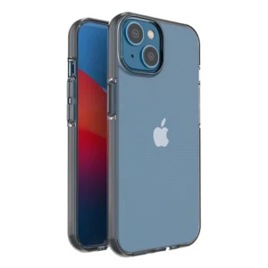 Spring Case case for iPhone 14 silicone case with a frame blackeng