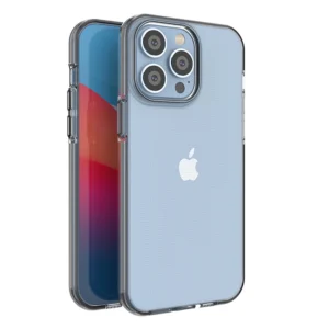 Spring Case case for iPhone 14 Pro Max silicone cover with frame blackeng