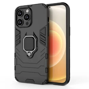 Ring Armor case for iPhone 14 Pro armored cover magnetic holder ring blackeng