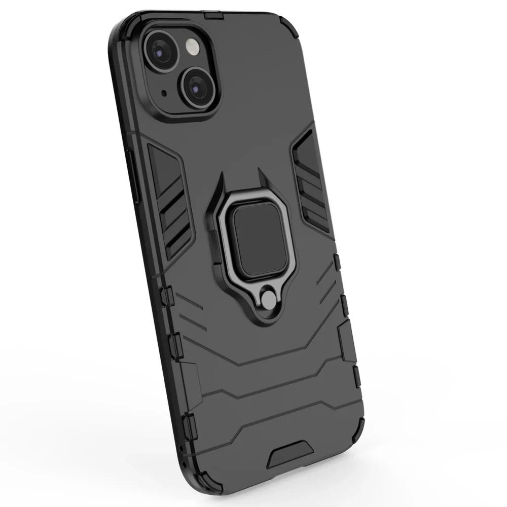 Ring Armor case for iPhone 14 Pro armored cover magnetic holder ring blackeng