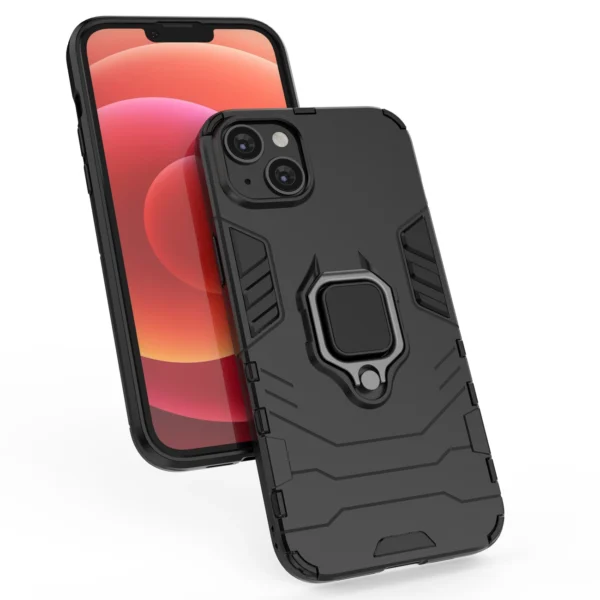 Ring Armor case for iPhone 14 Pro Max armored cover magnetic holder ring blackeng