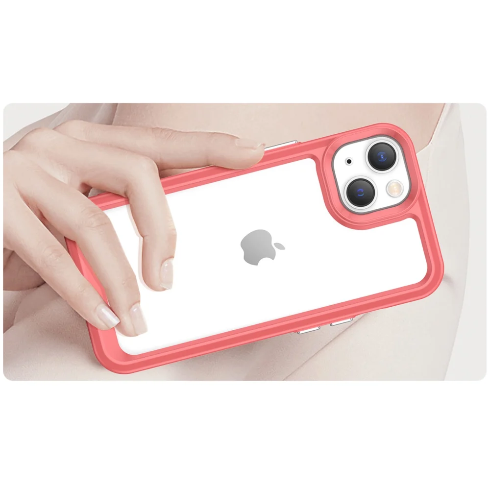 Outer Space Case iPhone 14 Plus hard cover with a gel frame redeng