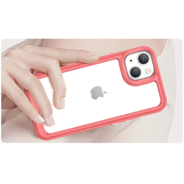 Outer Space Case iPhone 14 Plus hard cover with a gel frame redeng
